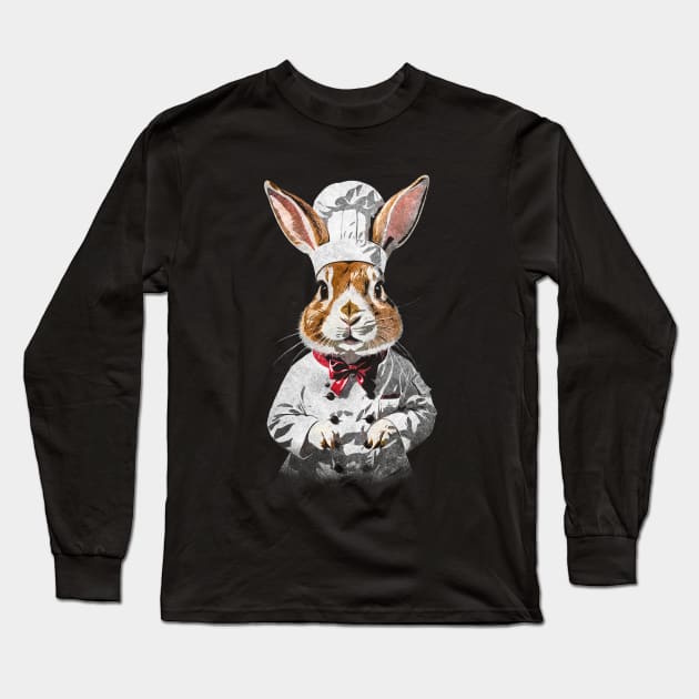 Pastry rabbit Long Sleeve T-Shirt by ArtinDrop